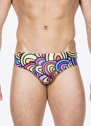 Gali swimwear нові чоловічі классичні різнокольорові пляжні  плавки розмір 3xl автентичне мистецтво вишуканий неповторний дизайн