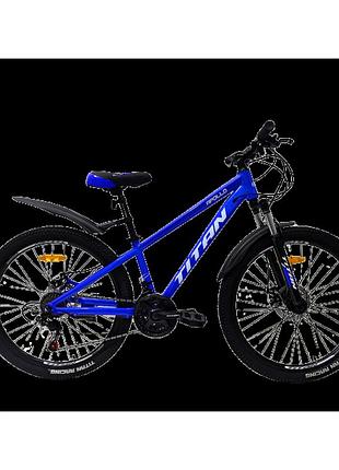 Titan велосипед titan apollo 26" 13" синий