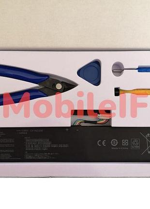 Акумулятор батарея asus rog ally rc71l, pc71l gaming handheld pc, c41n2208, 5160mah, 80wh, з набором усилена