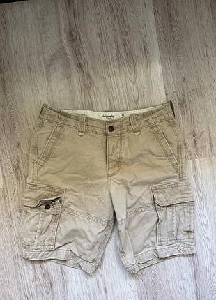 Карго шорти abercrombie fitch оригінал плотні