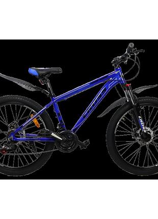 Cross велосипед cross hunter 26" 13" синий