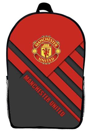 Рюкзак школьный фк манчестер юнайтед (school gear bag fc manchester united 04) черный, 39 х 27 х 14 см