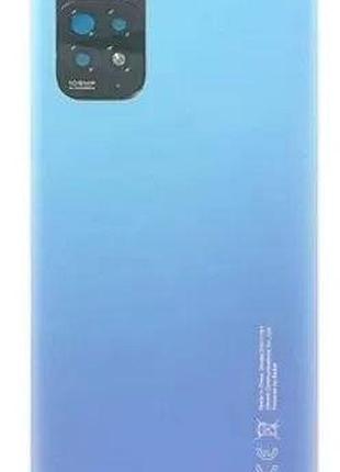 Задня кришка xiaomi redmi note 11, redmi note 11s, зі склом камери, star blue