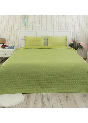 Велюровое покрывало 150х220 green banana