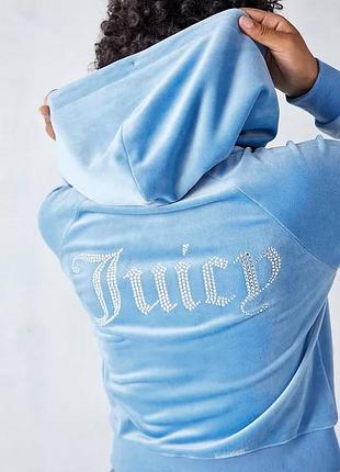 Зипка кофта велюровая juicy couture y2k dollskill