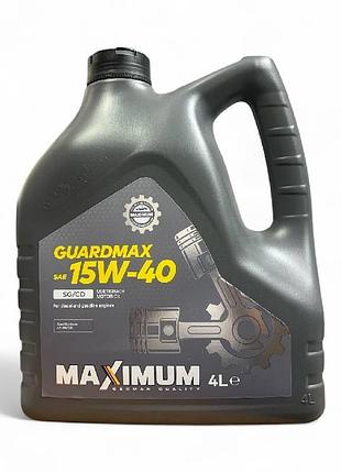 Масло моторное maximum guardmax 15w40 sg/cd_ 4л