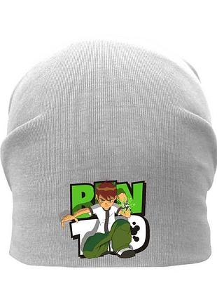 Шапка дитяча ben 10 005 сіра (ben — 005 gry) 54-56 см
