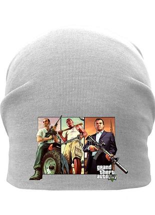 Шапка дитяча гта сіра (gta - 001) 54-56 см