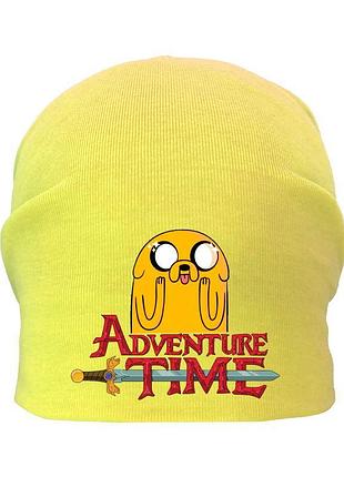 Шапка дитяча час пригоди 005 (adventure time) жовта (atr yel 005) 50-52 см