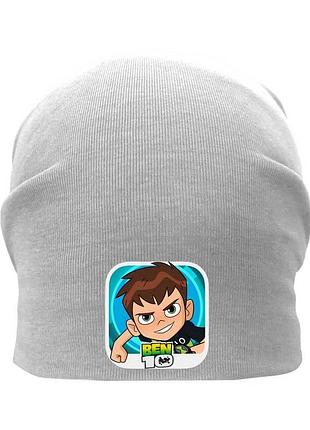 Шапка дитяча ben 10 004 сіра (ben — 004 gry) 54-56 см