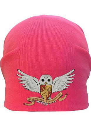Шапка детская гарри поттер harry potter розовая (hp- 002) 50-52 см