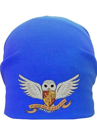 Шапка детская гарри поттер harry potter синия (hp- 002) 50-52 см
