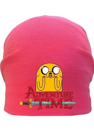Шапка дитяча час пригоди 005 (adventure time) рожева (atr pnc 005) 54-56 см