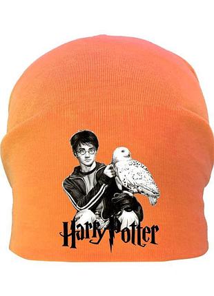 Шапка детская гарри поттер harry potter оранжевая (hp- 001) 54-56 см