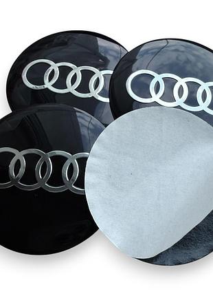 Наклейки с логотипом audi audi 60 мм алюминиевые 4 штуки.