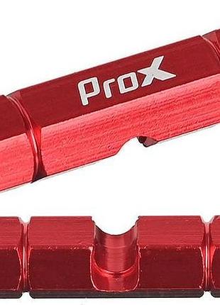 Інструмент prox для ніпеля av. presta 1 шт червоний (a-n-0333)