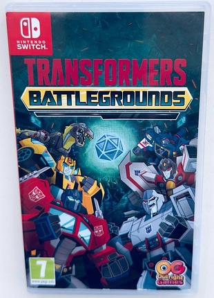 Transformers battlegrounds, б/у, английская версия - картридж для nintendo switch