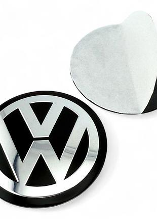 1 штука наклейка с логотипом volkswagen вольцваген 60мм алюминиевые