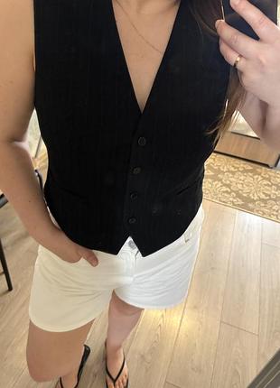 Білі шорти zara 42р