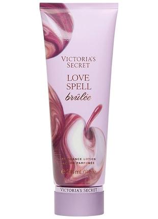 Парфюмированный лосьон для тела victoria’s secret love spell brûlée lotion 236 мл