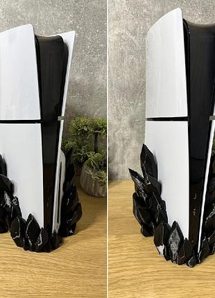 Подставка «кристаллы» для playstation 5 slim (digital / disk)