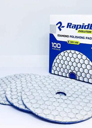 Алмазный гибкий шлифовальный круг rapide ( черепашка) dry use/сухое шлифование 100mm, зернистость 200