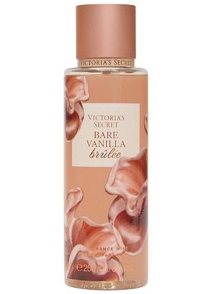 Парфюмированный спрей victoria’s secret bare vanilla brûlée body mist 250 мл