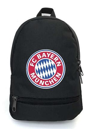 Рюкзак школьный фк бавария мюнхен (school bag big fc bayern munchen - 02) черный (43 х 30 х 17 см)
