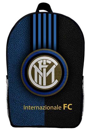 Рюкзак шкільний фк інтер мілан (school gear bag fc internazionale milano 06) чорний, 39 х 27 х 14 см