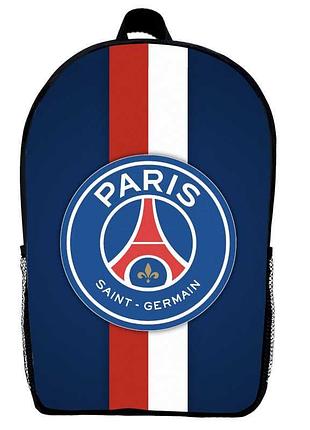 Рюкзак шкільний фк парі сен-жермен (school gear bag fc paris saint-germain 02) чорний, 39 х 27 х 14 см