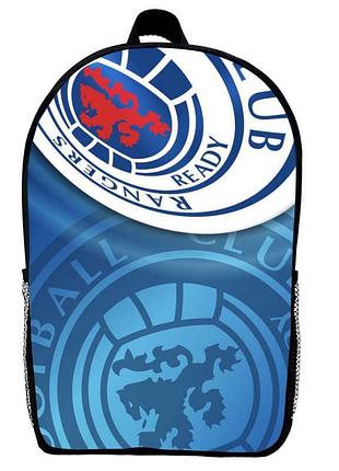 Рюкзак школьный фк рейнджерс (school gear bag fc rangers 01) черный, 39 х 27 х 14 см