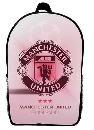 Рюкзак школьный фк манчестер юнайтед (school gear bag fc manchester united 01) черный, 39 х 27 х 14 см