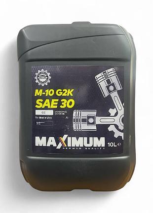 Олива моторна maximum м-10г2к sae 30 cc_10 л