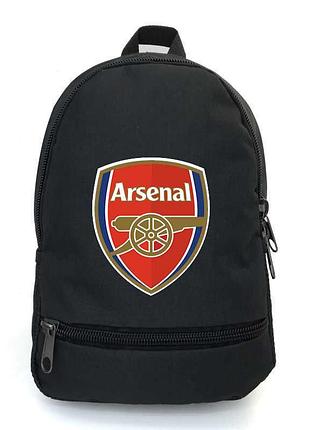 Рюкзак школьный фк арсенал (school bag big fc arsenal - 01) черный (43 х 30 х 17 см)