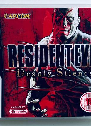 Resident evil deadly silence, б/у, английская версия - картридж для nintendods
