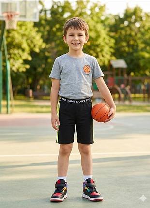 Спортивные детские шорты на 7 лет. детские шорты 8045