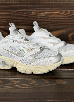 Nike zoom air fire white/grey оригинальные кроссовки