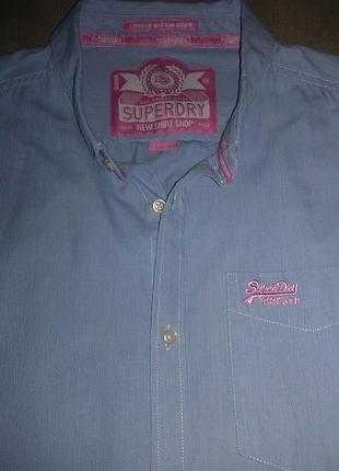 Очаровательная мужская рубашка всемирно известного бренда superdry original