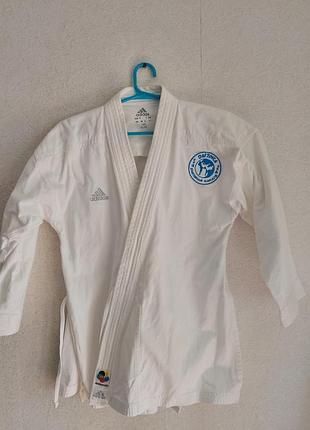 Куртка кимоно adidas elite wkf approved (рост 160) для карате