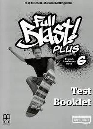 Книга для вивчення англійської мови.full blast plus for ukraine нуш 6 test booklet