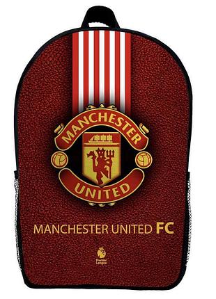Рюкзак школьный фк манчестер юнайтед (school gear bag fc manchester united 02) черный, 39 х 27 х 14 см