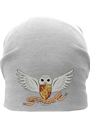 Шапка дитяча гаррі поттер harry potter сіра (hp- 002) 54-56 см