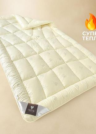 Одеяло шерстяное 200х220 см зимнее wool classic ideia шерсть теплое одеяло натуральное овечья шерсть