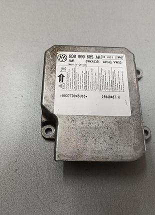 Volkswagen caddy 2004-2010 блок управления подушками безопасности 6q0909605ah