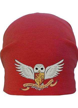 Шапка детская гарри поттер harry potter красная (hp- 002) 54-56 см