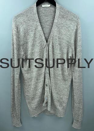 Suitsupply льняний кардиган чоловічий чистий льон