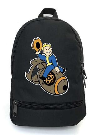 Рюкзак детский фоллаут cappuccino toys (fallout 003-black) черный, размер 35 х 28 х 13 см
