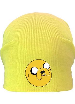 Шапка дитяча час пригод 004 (adventure time) жовта (atr yel 004) 54-56 см