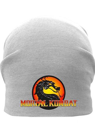 Шапка дитяча мортал комбат сіра (mortal combat - 001) 54-56 см