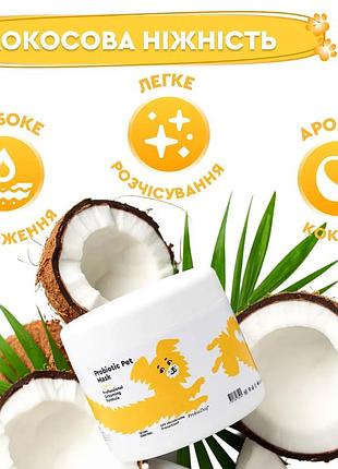 Увлажняющая маска probioday dermabona для шерсти собак и котов с пробиотиками 500 мл